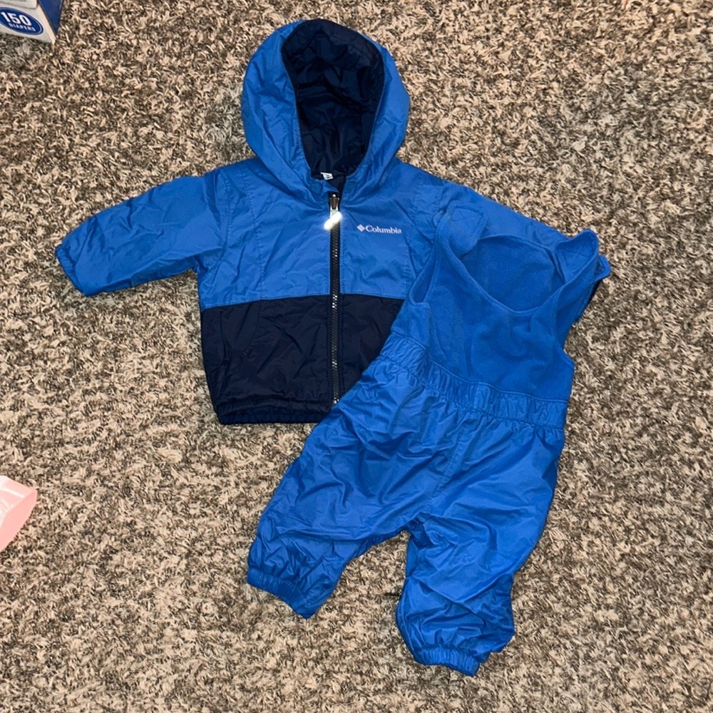Columbia Navy Baby Snowsuit